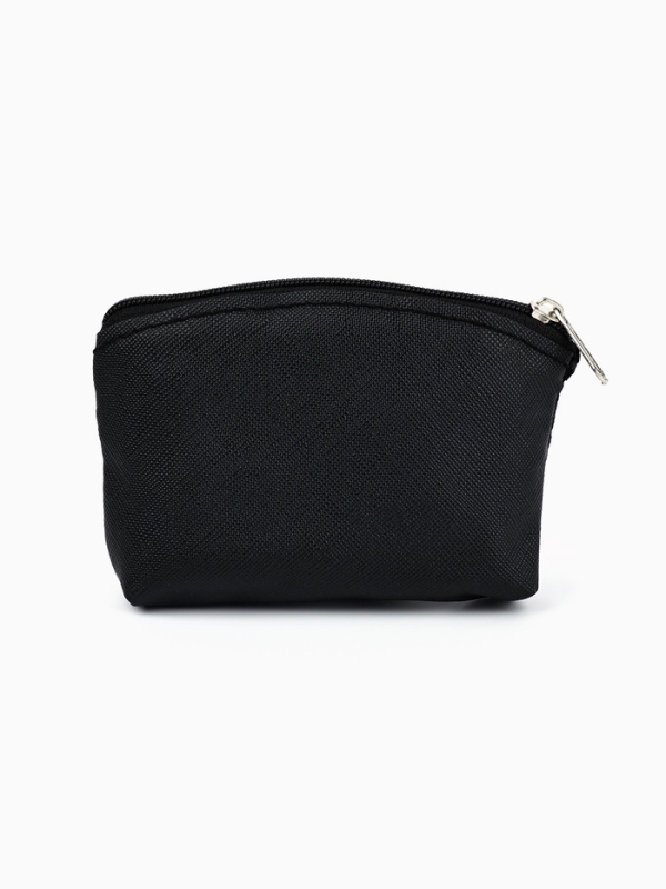 Кошелёк молодёжный, цвет чёрный, 11 х 7 см