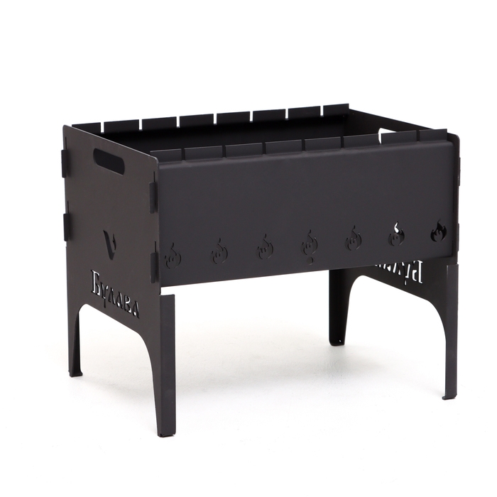 Мангал разборный  "Булава" мини, с сумкой, толщина металла 2 мм, 40 х 30 х 32 см