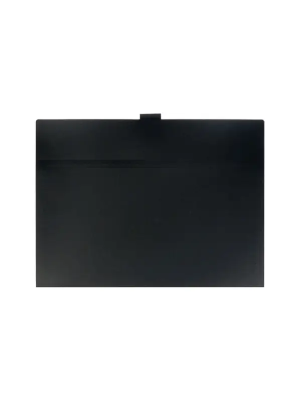 Папка А4, 5 отделений, Calligrata, 600 мкм, на кнопке, черная, матовая