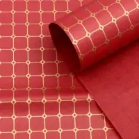 Бумага упаковочная тишью, &laquo;Шарм&raquo;, винный, 50 см &times; 70 см 17 грамм