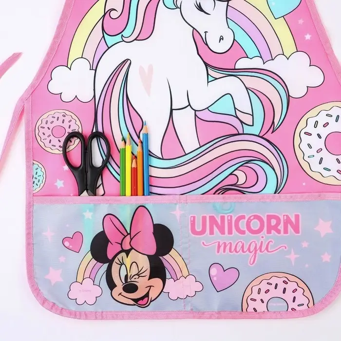 Фартук для труда 490*395, Минни Маус и единорог