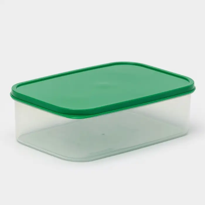 Контейнер пищевой Доляна,1,2 л, цвет зелёный