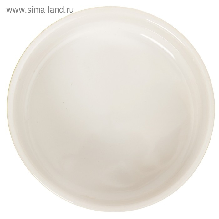 Миска керамическая "Полоски" 200 мл,  10,5 х 4 см, терракотовая