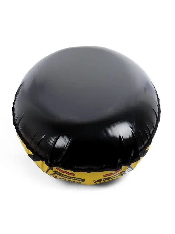 Тюбинг-ватрушка овальный МАШИНКА желтая