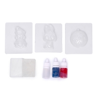 Мыло своими руками на новый год &laquo;Северное сияние&raquo;, новогодний набор для творчества