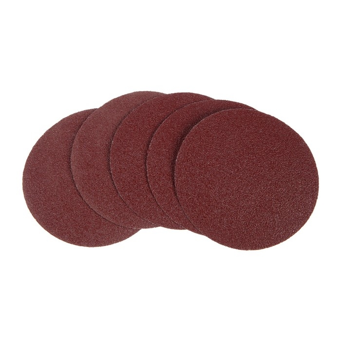 Круг абразивный шлифовальный под "липучку" ТУНДРА, 125 мм, Р40, 100 шт.