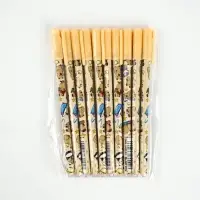 Ручка пластик пиши-стирай с колпачком "Капибара", синяя паста, гелевая 0,5 мм