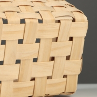 Корзина плетёная, 20&times;16&times;10 см, ручка h=11 см, ива, натуральный цвет