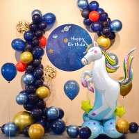 Шар фольгированный 55" &laquo;Большой единорог&raquo;, фигура, под воздух