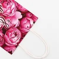 Пакет подарочный крафт "8 марта!" 15 х 8 х 21 см