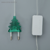 Гирлянда &laquo;Занавес&raquo; 2 &times; 1.5 м с насадками &laquo;Ёжики&raquo;, IP20, прозрачная нить, 360 LED, свечение мульти (RG/RB), мигание, 220 В