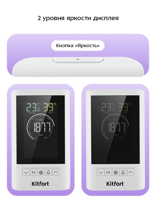 Датчик CO2 температуры и влажности КТ-3706 - 10 Вт