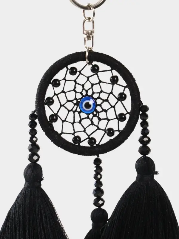 Брелок "Ловец снов" 17 см, цв. чёрный