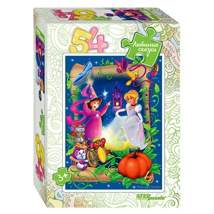 Мини-пазлы &laquo;Любимые сказки&raquo;, 54 элемента, МИКС