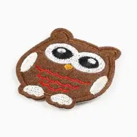 Термоаппликация &laquo;Сова&raquo;, 6.5&times;5 см, коричневая