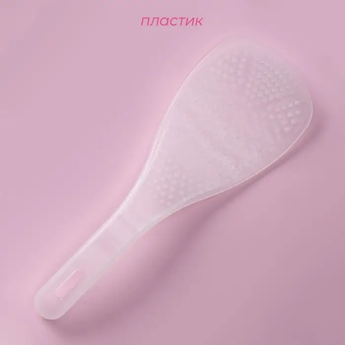 Ложка для мультиварки Доляна, 19 см, антиналипающее покрытие, прозрачный