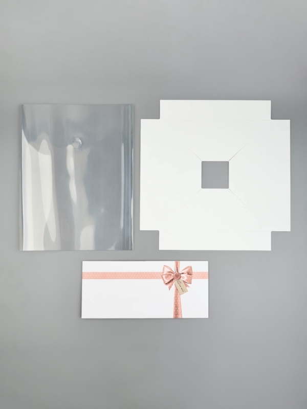 Коробка для цветов с вазой и PVC окнами складная &laquo;Для тебя&raquo;, 23 х 30 х 23 см