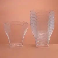 Форма пластиковая одноразовая для фуршета &laquo;Незабудка&raquo;, 160 мл, прозрачная