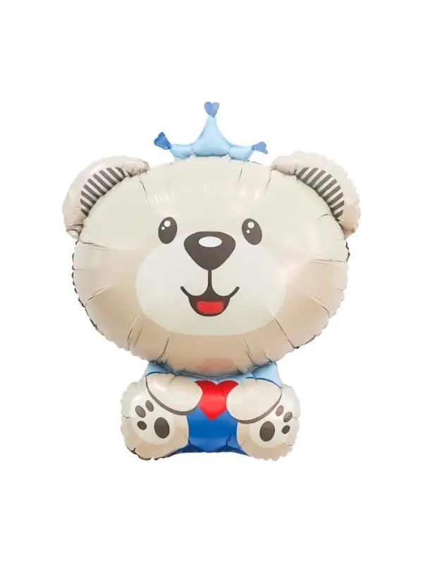 Воздушный шар фольгированный 32" &laquo;Мишка принц&raquo;