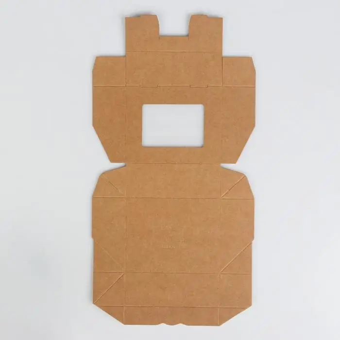 Коробка складная, крафт, 10&times;8&times;3.5 см, 0.24 л