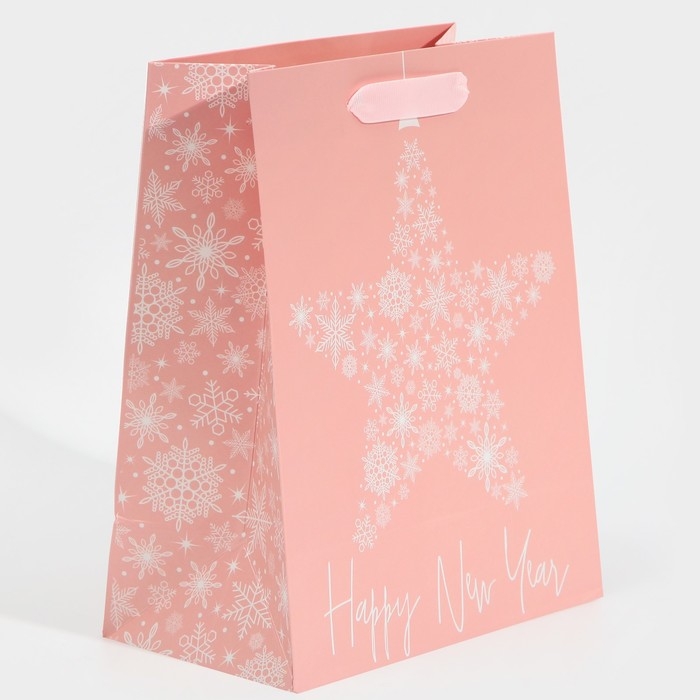 Пакет подарочный новогодний ламинированный &laquo;Сладкого Нового Года&raquo;, MS 18 х 23 х 10 см