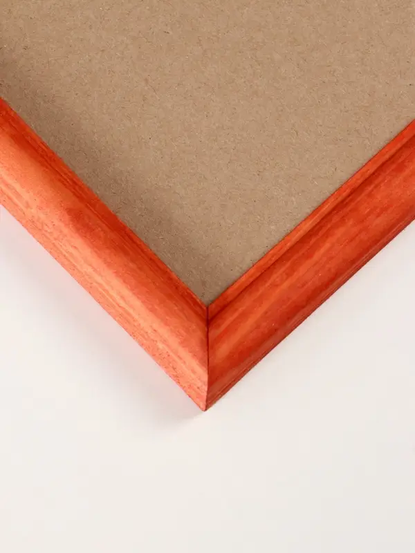 Фоторамка дерево 40х60 см, махагон №1 (пластиковый экран)