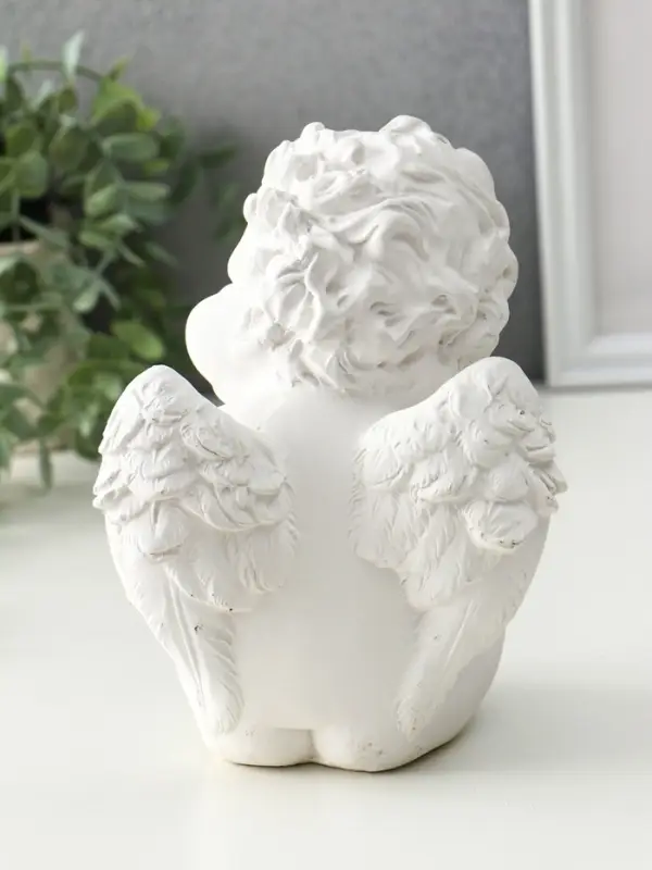 Статуэтка "Ангелочек сидячий"малый, 18х14х13 см