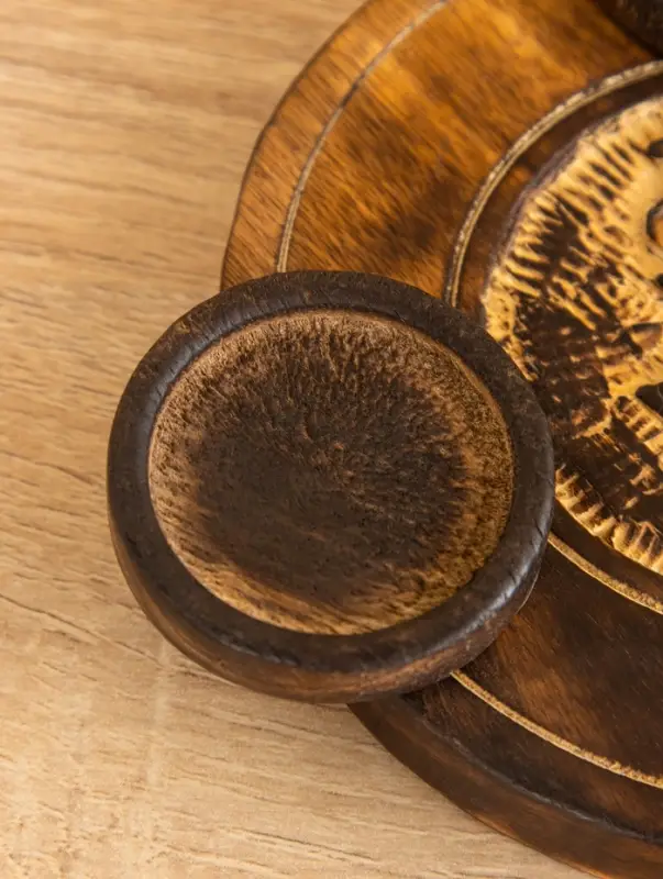 Подставка под благовония "Слон" дерево 16,5 см