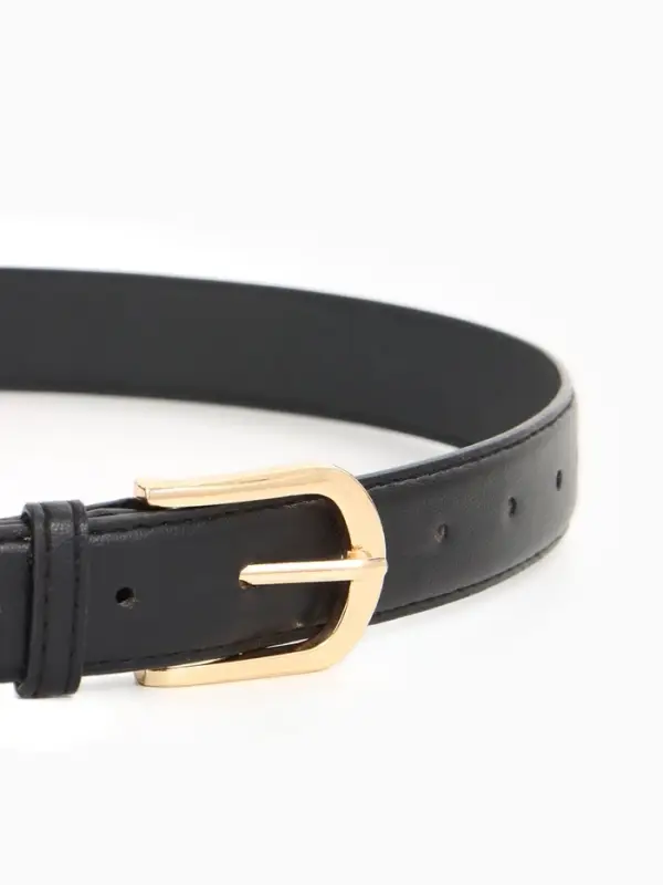 Ремень жен 05-01-01-01, Март2511, 2,8*0,3*110 см, без винта, пряж золото, 1 прокол,