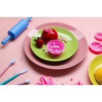 Тарелка десертная керамическая Доляна &laquo;Пастель&raquo;, d=19 см, цвет зелёный