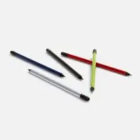 Карандаш простой Triangle Black с ластиком, серебристый