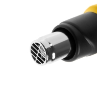 Строительный фен ТУНДРА, 2000 Вт, 250-500 л/мин, плавная регулировка 60-600 &deg;С, ЖК-дисплей