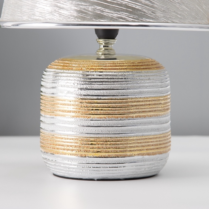 Настольная лампа с абажуром RISALUX &laquo;Кэнди&raquo;, Е14, 40 Вт, 22.5&times;22.5&times;34.5 см