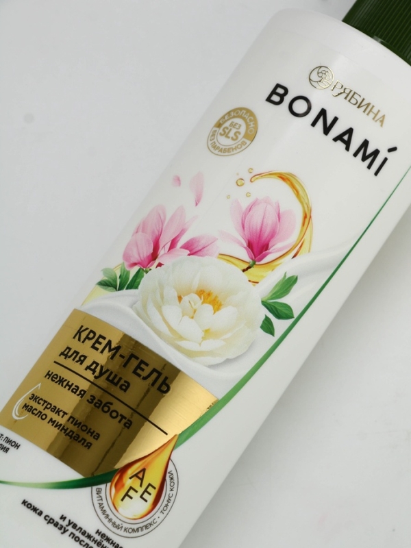 Крем-гель для душа "Пион и магнолия", 400 мл