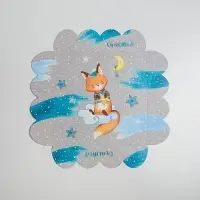 Коробка для кондитерских изделий с пластиковой крышкой &laquo;Зимнего счастья&raquo;, 13 х 13 х 3 см