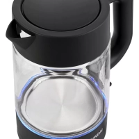 Чайник HYK-G7707 1,7л 2200Вт графит (стекло)