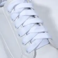 Шнурки для обуви, пара, широкие, 10 мм, 120 см, белые