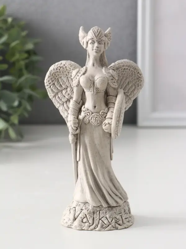 Фигура Бог сканди &laquo;Валькирия&raquo; 14&times;7.5&times;6 см, серая