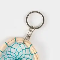 Брелок "Ловец снов" 17 см, цв. бирюзовый