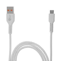 Кабель VIXION PRO VX-17m, USB  - micro USB, 2.1 А, 1 м, белый