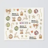 Слайдеры для ногтей &laquo;Праздник&raquo;, разноцветные