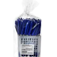 Ручка шариковая Calligrata, синий стержень, узел 0.5 мм, прозрачный корпус, резиновый упор