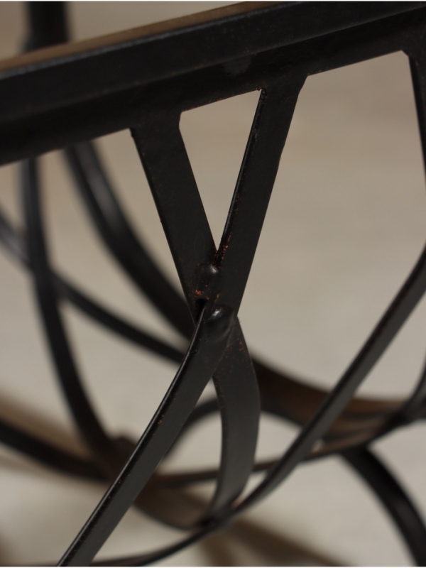 Дровница "Тепло" сталь 40х31х30 см