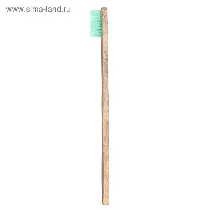 Бамбуковая зубная щётка средней жесткости, микс цветов