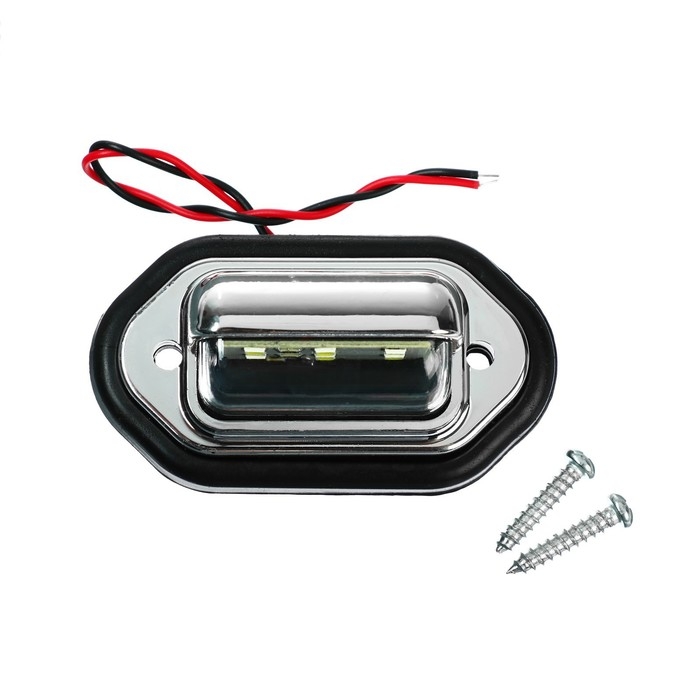 Плафон подсветки номера TORSO, 12-24 В, 65&times;28&times;12 мм, провод 18 см