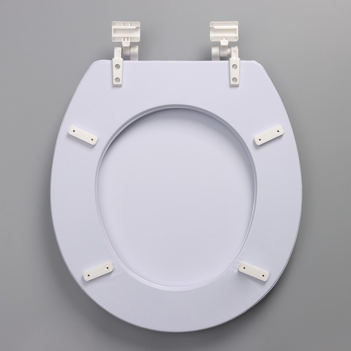 Сиденье для унитаза с крышкой Доляна &laquo;Ромашки&raquo;, 42&times;36,5 см