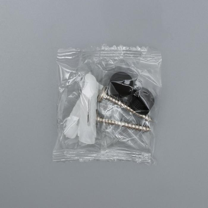 Держатель для полотенец Штольц St&ouml;lz, 24&times;6 см, цвет чёрный