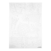 Декор на окна &laquo;День знаний&raquo;