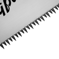 Ножовка по дереву ТУНДРА, 2К рукоятка, 3D заточка, большой зуб 8 мм, 5-6 TPI, 350 мм