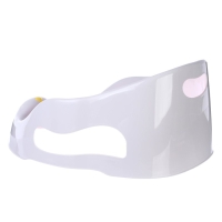 Лежак - горка для купания, цвет белый/розовый 0-6 мес, р-р 43х30х19см